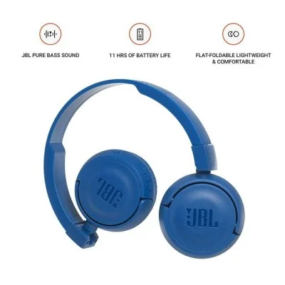 JBL Tune 460BT Wireless Bluetooth On Ear Headphones - Blue